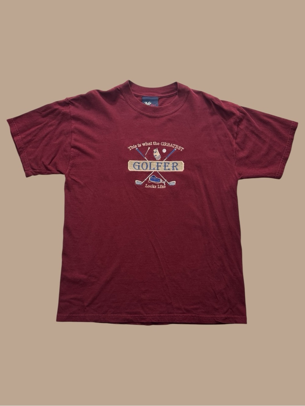 Vintage 90’s Golfer Embroidered Tee